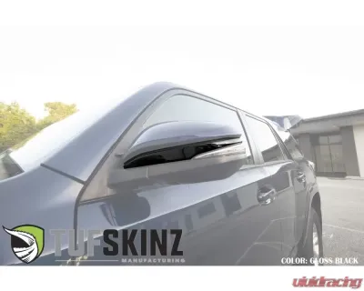 Tufskinz Side Mirror Accent Trim Fits 2009-2020 Toyota 4Runner 2 Piece Kit In Gloss Black - RUN009-BLK-G