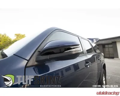 Tufskinz Side Mirror Accent Trim Fits 2009-2020 Toyota 4Runner 2 Piece Kit In Gloss Black - RUN009-BLK-G