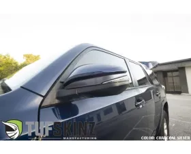 Tufskinz Side Mirror Accent Trim Fits 2009-2020 Toyota 4Runner 2 Piece Kit In Charcoal Silver (Similar To Magnetic Gray)