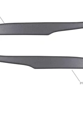 Tufskinz Side Mirror Accent Trim Fits 2009-2020 Toyota 4Runner 2 Piece Kit In Charcoal Silver (Similar To Magnetic Gray)                                     - RUN009-CLG-G - Image 2