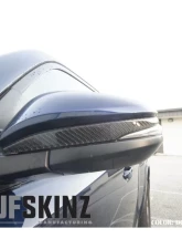 Tufskinz Side Mirror Accent Trim Fits 2009-2020 Toyota 4Runner 2 Piece Kit In Domed Real Carbon Fiber                                     - RUN009-DCF-G - Image 2