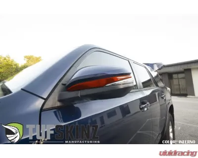 Tufskinz Side Mirror Accent Trim Fits 2009-2020 Toyota 4Runner 2 Piece Kit In Inferno (Similar To Exterior Inferno Orange) - RUN009-FNO-G