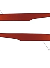 Tufskinz Side Mirror Accent Trim Fits 2009-2020 Toyota 4Runner 2 Piece Kit In Inferno (Similar To Exterior Inferno Orange)                                     - RUN009-FNO-G - Image 2