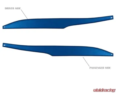 Tufskinz Side Mirror Accent Trim Fits 2009-2020 Toyota 4Runner 2 Piece Kit In Blazing Blue - RUN009-GBL-G