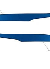 Tufskinz Side Mirror Accent Trim Fits 2009-2020 Toyota 4Runner 2 Piece Kit In Blazing Blue                                     - RUN009-GBL-G - Image 2