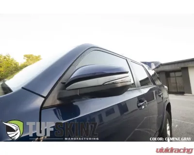 Tufskinz Side Mirror Accent Trim Fits 2009-2020 Toyota 4Runner 2 Piece Kit In Cement Gray - RUN009-GGY-G