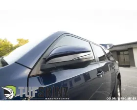 Tufskinz Side Mirror Accent Trim Fits 2009-2020 Toyota 4Runner 2 Piece Kit In Turbo Silver(Similar To Silver Sky)