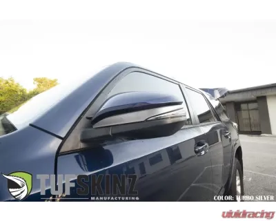 Tufskinz Side Mirror Accent Trim Fits 2009-2020 Toyota 4Runner 2 Piece Kit In Turbo Silver(Similar To Silver Sky) - RUN009-GTO-G