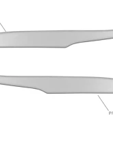 Tufskinz Side Mirror Accent Trim Fits 2009-2020 Toyota 4Runner 2 Piece Kit In Turbo Silver(Similar To Silver Sky)                                     - RUN009-GTO-G - Image 2