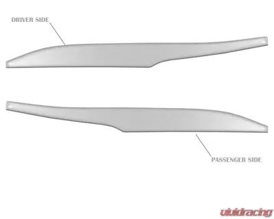 Tufskinz Side Mirror Accent Trim Fits 2009-2020 Toyota 4Runner 2 Piece Kit In Turbo Silver(Similar To Silver Sky) - RUN009-GTO-G