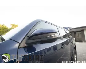 Tufskinz Side Mirror Accent Trim Fits 2009-2020 Toyota 4Runner 2 Piece Kit In Raw Real Carbon Fiber