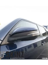 Tufskinz Side Mirror Accent Trim Fits 2009-2020 Toyota 4Runner 2 Piece Kit In Raw Real Carbon Fiber                                     - RUN009-RCF-X - Image 2