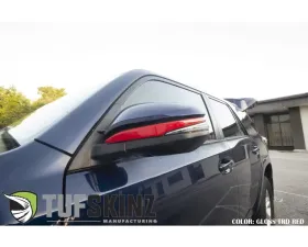Tufskinz Side Mirror Accent Trim Fits 2009-2020 Toyota 4Runner 2 Piece Kit In Gloss Trd Red