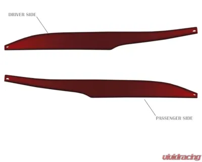 Tufskinz Side Mirror Accent Trim Fits 2009-2020 Toyota 4Runner 2 Piece Kit In Ruby Red (Similar To Barcelona Red) - RUN009-SNR-G