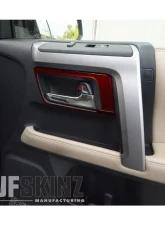 Tufskinz Door Handle Accent Trim Fits 2014-2020 Toyota 4Runner 4 Piece Kit In Ruby Red (Similar To Barcelona Red)                                     - RUN019-SNR-G - Image 2