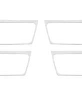 Tufskinz Door Handle Accent Trim Fits 2014-2020 Toyota 4Runner 4 Piece Kit In Gloss White                                     - RUN019-WHT-G - Image 2