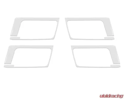 Tufskinz Door Handle Accent Trim Fits 2014-2020 Toyota 4Runner 4 Piece Kit In Gloss White - RUN019-WHT-G