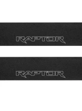 Tufskinz Door Sill Protection Tuf-Liner Series Raptor Logo Front Doors(Black/Gray) 2 Piece Kit                                     - SUP057-FRD-TFLMP-153-X - Image 2