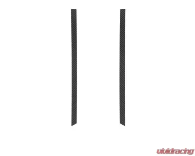 Tufskinz C-Pillar Accent Kit Fits 2019-2020 Chevrolet Silverado HD (Crew Cab) 2 Piece Kit In Real Carbon Fiber(Raw) - SVD008-RCF-X