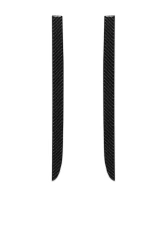 Tufskinz C-Pillar Accent Trim Fits 2019-2020 Chevrolet Silverado (D-Cab) 2 Piece Kit In Real Carbon Fiber(Domed)                                     - SVD012-DCF-G - Image 2