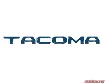 Tufskinz "Tacoma" Glove Box Letter Inserts Fits 2016-2020 Toyota Tacoma 6 Piece Kit In Cavalry Blue - TAC017-CYB-G