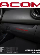 Tufskinz "Tacoma" Glove Box Letter Inserts Fits 2016-2020 Toyota Tacoma 6 Piece Kit In Gloss Trd Red                                     - TAC017-RED-G - Image 2