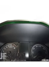 Tufskinz Dashboard Accent Trim Fits 2016-2020 Toyota Tacoma 1 Piece Kit In Army Green                                     - TAC018-TAG-G - Image 2