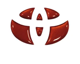 Tufskinz Emblem Inserts For Steering Wheel Fits 2009-2020 Toyota 4Runner 6 Piece Kit In Inferno