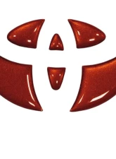 Tufskinz Emblem Inserts For Steering Wheel Fits 2009-2020 Toyota 4Runner 6 Piece Kit In Inferno                                     - TAC032-RUN-FNO-G - Image 2