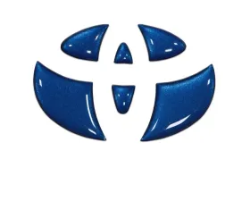 Tufskinz Emblem Inserts For Steering Wheel Fits 2009-2020 Toyota 4Runner 6 Piece Kit In Blazing Blue