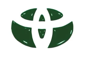 Tufskinz Emblem Inserts For Steering Wheel Fits 2009-2020 Toyota 4Runner 6 Piece Kit In Army Green