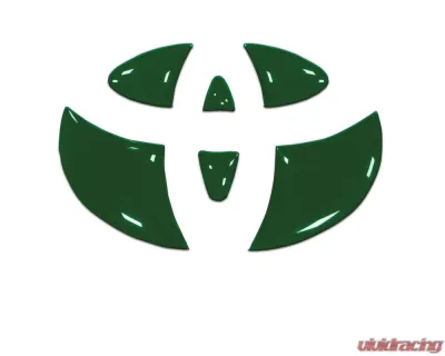 Tufskinz Emblem Inserts For Steering Wheel Fits 2009-2020 Toyota 4Runner 6 Piece Kit In Army Green - TAC032-RUN-TAG-G