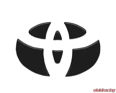 Tufskinz Emblem Inserts For Steering Wheel Fits 2005-2015 Toyota Tacoma 6 Piece Kit In Matte Black - TAC048-BLK-M