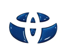 Tufskinz Emblem Inserts For Steering Wheel Fits 2005-2015 Toyota Tacoma 6 Piece Kit In Blazing Blue