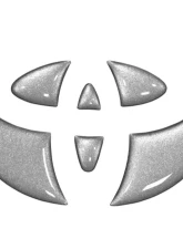 Tufskinz Emblem Inserts For Steering Wheel Fits 2005-2015 Toyota Tacoma 6 Piece Kit In Turbo Silver                                     - TAC048-GTO-G - Image 2