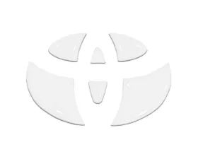 Tufskinz Emblem Inserts For Steering Wheel Fits 2005-2015 Toyota Tacoma 6 Piece Kit In Gloss White