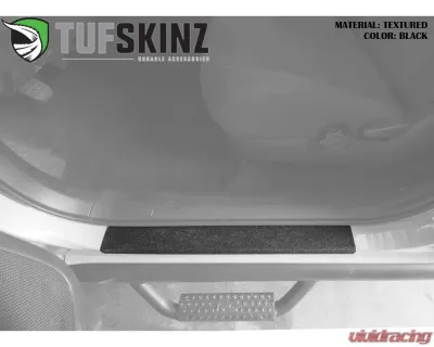 Tufskinz Front Door Sills Fits 2005-2020 Toyota Tacoma 2 Piece Kit In Textured Black W/Custom Text - TAC052-TFLMP-158-X