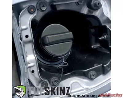 Tufskinz Fuel Cap Overlay Fits Toyota Tacoma 2005-Up 3 Piece Kit In Magnetic Gray Metallic - TAC061-CLG-G