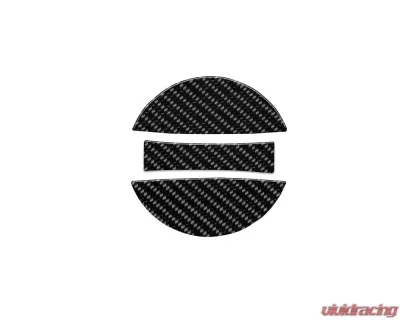 Tufskinz Fuel Cap Overlay Fits Toyota Tacoma 2005-Up 3 Piece Kit In Real Carbon Fiber(Domed) - TAC061-DCF-G