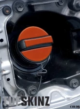 Tufskinz Fuel Cap Overlay Fits Toyota Tacoma 2005-Up 3 Piece Kit In Inferno                                     - TAC061-FNO-G - Image 2