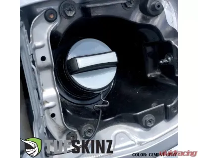 Tufskinz Fuel Cap Overlay Fits Toyota Tacoma 2005-Up 3 Piece Kit In Cement Gray - TAC061-GGY-G