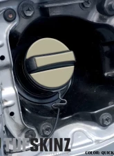 Tufskinz Fuel Cap Overlay Fits Toyota Tacoma 2005-Up 3 Piece Kit In Quicksand Tan                                     - TAC061-GTN-G - Image 2