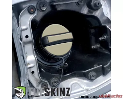 Tufskinz Fuel Cap Overlay Fits Toyota Tacoma 2005-Up 3 Piece Kit In Quicksand Tan - TAC061-GTN-G