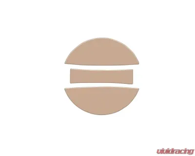 Tufskinz Fuel Cap Overlay Fits Toyota Tacoma 2005-Up 3 Piece Kit In Quicksand Tan - TAC061-GTN-G