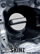 Tufskinz Fuel Cap Overlay Fits Toyota Tacoma 2005-Up 3 Piece Kit In Silver Sky Metallic                                     - TAC061-GTO-G - Image 2