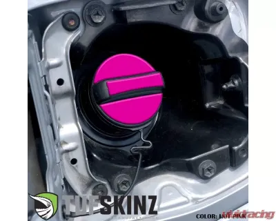 Tufskinz Fuel Cap Overlay Fits Toyota Tacoma 2005-Up 3 Piece Kit In Hot Pink - TAC061-HPK-G