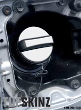 Tufskinz Fuel Cap Overlay Fits Toyota Tacoma 2005-Up 3 Piece Kit In Gloss White                                     - TAC061-WHT-G - Image 2