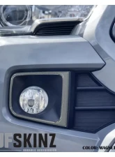 Tufskinz Fog Light Accents Fits 2016-2020 Toyota Tacoma 2 Piece Kit In OE Color Magnetic Gray Metallic                                     - TAC064-CLG-G - Image 2
