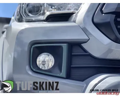 Tufskinz Fog Light Accents Fits 2016-2020 Toyota Tacoma 2 Piece Kit In OE Color Cavalry Blue - TAC064-CYB-G