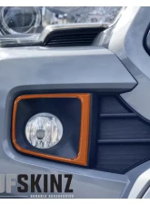 Tufskinz Fog Light Accents Fits 2016-2020 Toyota Tacoma 2 Piece Kit In Inferno (Similar To Exterior Inferno Orange)                                     - TAC064-FNO-G - Image 2